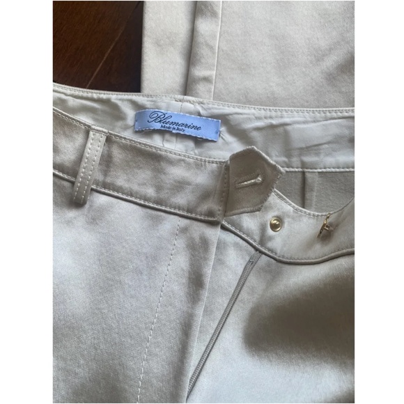 NWOT Blumarine shiny wool trousers Size 40 IT/4 US - Picture 4 of 9